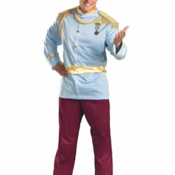 Plus Size Mens Deluxe Disney Prince Charming Costume