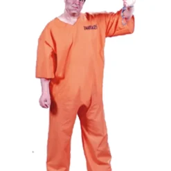 Mens Plus Size Got Busted Costume