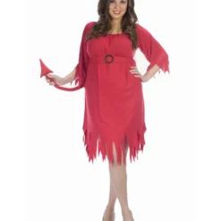 Plus Size Tattered Devil Costume