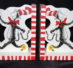 Cat In The Hat: Dr. Seuss Bookends