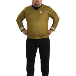 Mens Plus Size Star Trek Deluxe Shirt Costume