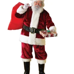 Extra Large Crimson Regency Santa Suit Costume