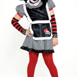 Gothic Rag Doll Child Costume Small