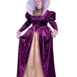 Plus Size Elizabeth Queen Costume For Adult