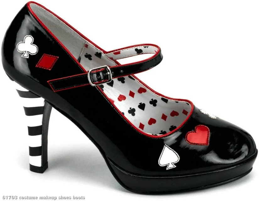 Sexy Queen Of Hearts Adult Shoes