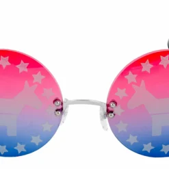 Democratic Rimless Sunglasses