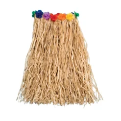 Raffia With Flowers 22 Inch Costume For Child