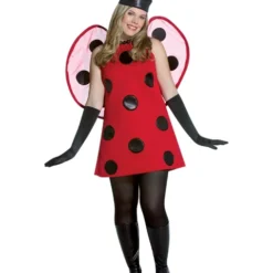 Womans Plus Size Lady Bug Costume