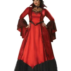 Adult Plus Elite Devils Temptress Costume