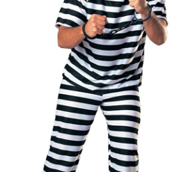 Prisoner Man Adult Costume