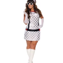 Womens Sexy Miss Mod Costume Plus Size