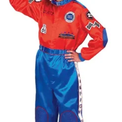 Racing Suit Adult Red Blue