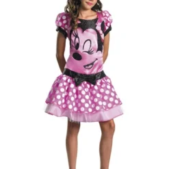 Girls Pink Minnie Mouse Costume