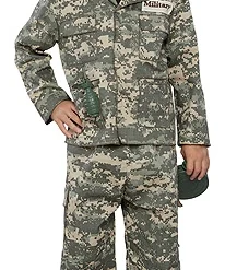 Kids Deluxe Army Costume