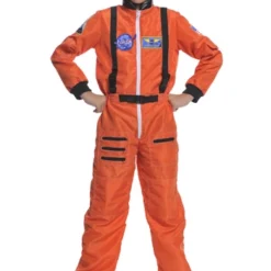 Child Orange Astronaut Costume