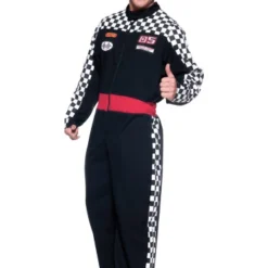 Mens Plus Race Car Driver Costume