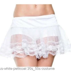 Plus Size White Petticoat
